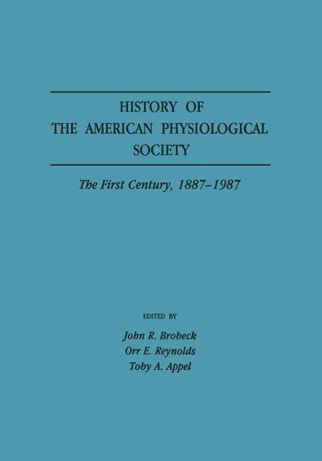History of the American Physiological Society - 