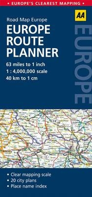 Europe Route Planner -  AA Publishing