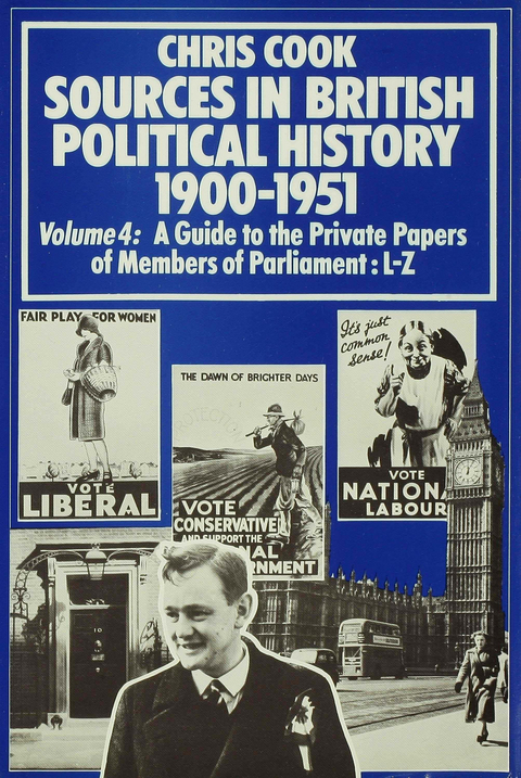 Sources in British Political History 1900–1951 - C. Cook, P. Jones, J. Sinclair, Jeffrey Weeks