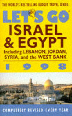 Let's Go Israel and Egypt -  Let's Go Inc,  Harvard Student Agencies Inc.