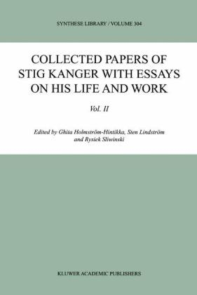 Collected Papers of Stig Kanger with Essays on his Life and Work Volume II - 