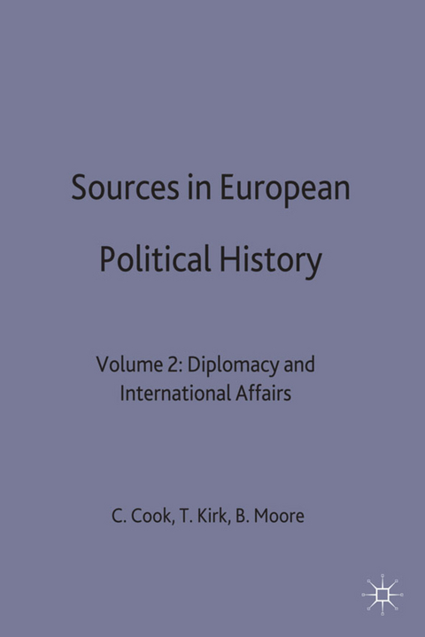 Sources in European Political History - Chris Cook