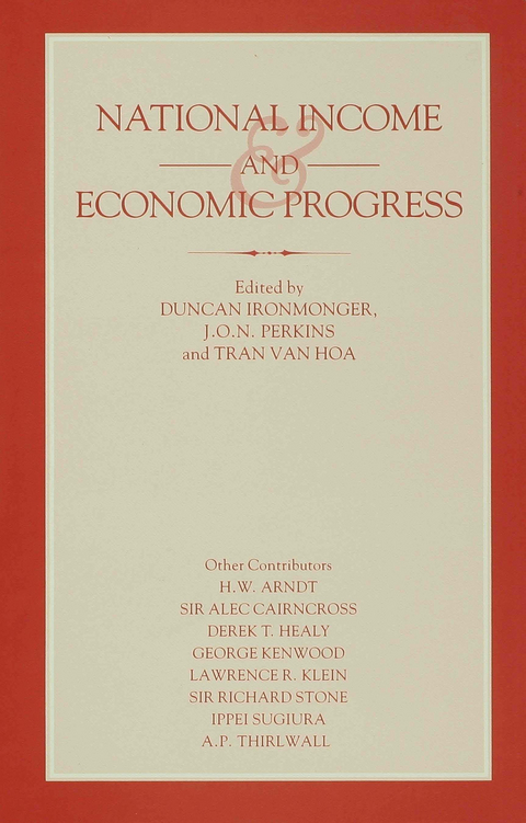 National Income and Economic Progress - J.O.N. Perkins, Tran Van Hoa, Duncan Ironmonger
