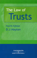 The Law of Trusts - Professor David J Hayton
