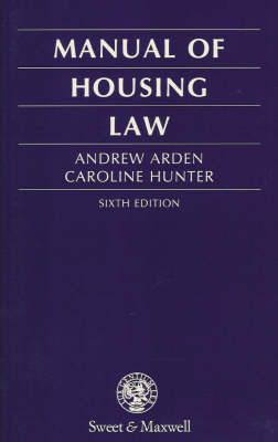 Manual of Housing Law - Andrew Arden