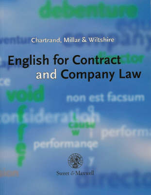 English for Contract and Company Law - Marcella Chartrand