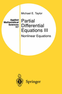 Partial Differential Equations III -  Michael Taylor
