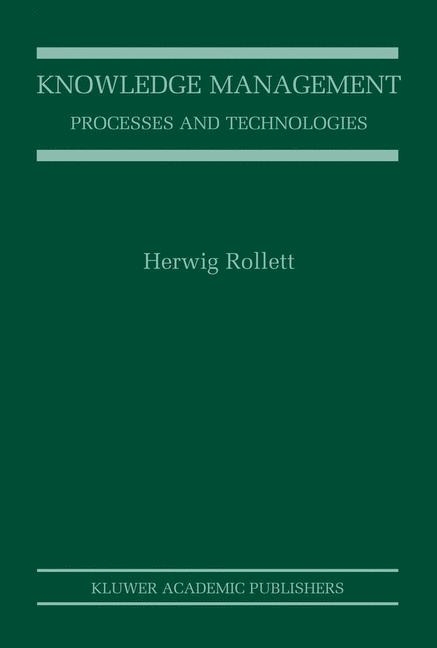 Knowledge Management -  Herwig Rollett