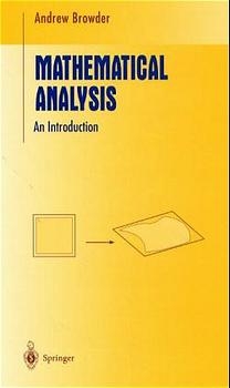 Mathematical Analysis -  Andrew Browder