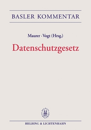 Datenschutzgesetz (DSG) - Corrado Rampini, Beat Rudin, Jan Bangert, Urs Belser, Ralph Gramigna, René Huber, Yvonne Jöhri, Simon Kunz, Urs Maurer-Lambrou, Kurt Pauli, Franz Riklin, Frank Seethaler, Andrea Steiner, Marcel Studer, Martin Winterberger-Yang