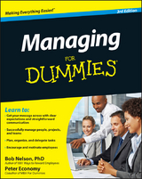 Managing For Dummies - Bob Nelson, Peter Economy