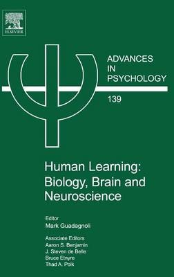 Human Learning: Biology, Brain, and Neuroscience - 