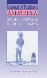 Manual of Pediatric Anesthesia - David Steward, Jerrold Lerman