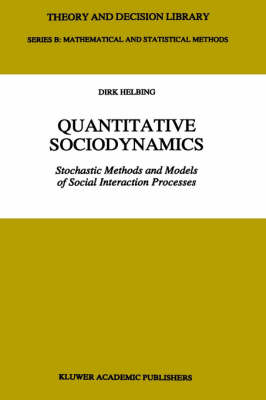 Quantitative Sociodynamics -  D. Helbing