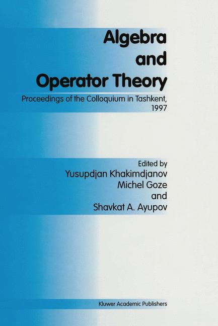 Algebra and Operator Theory - 