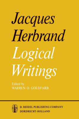 Logical Writings -  J. Herbrand