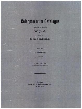 Coleopterorum Catalogus - 