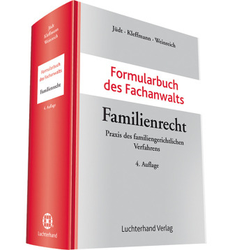 Formularbuch des Fachanwalts Familienrecht - 