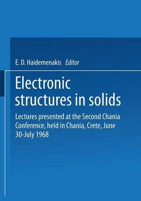 Electronic Structures in Solids -  E. D. Haidemenakis