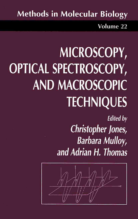 Microscopy, Optical Spectroscopy, and Macroscopic Techniques - Christopher Jones, Barbara Mulloy, Adrian H. Thomas
