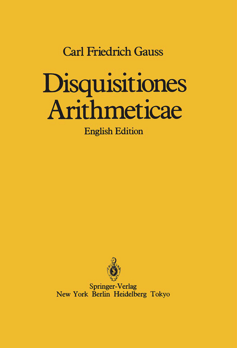 Disquisitiones Arithmeticae - Arthur A. Clarke, William C. Waterhouse