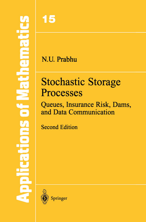 Stochastic Storage Processes - N.U. Prabhu