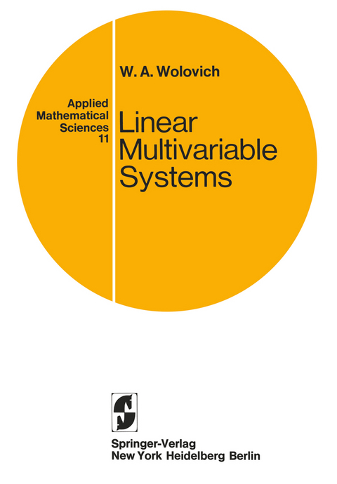Linear Multivariable Systems - W. A. Wolovich