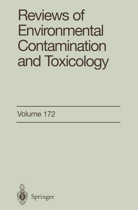 Reviews of Environmental Contamination and Toxicology - Dr. George W. Ware