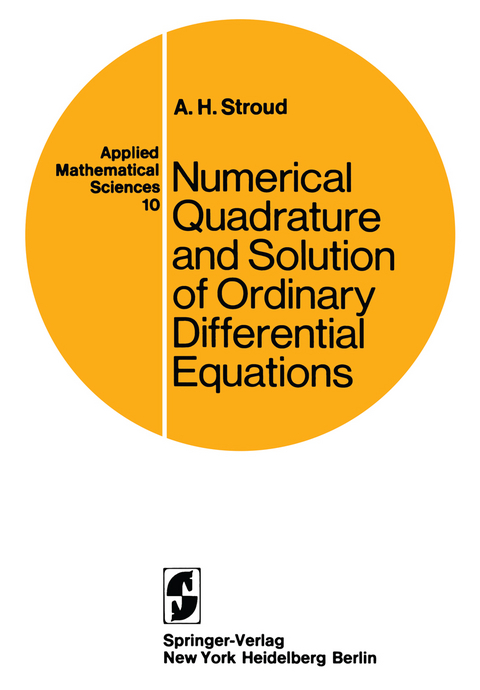 Numerical Quadrature and Solution of Ordinary Differential Equations - A.H. Stroud