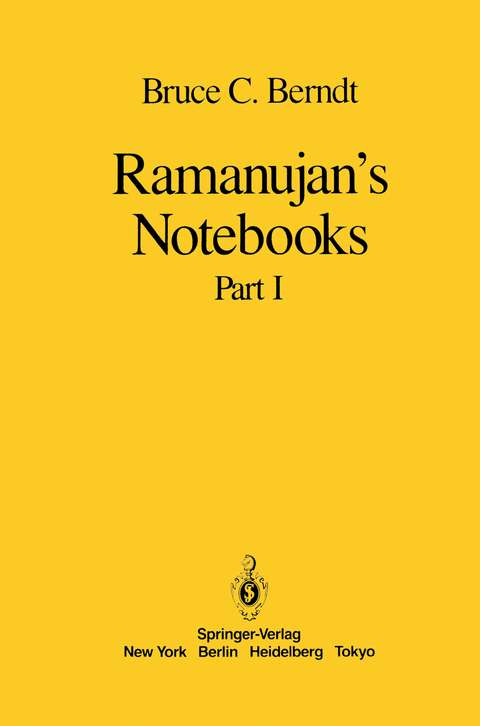 Ramanujan’s Notebooks - Bruce C. Berndt