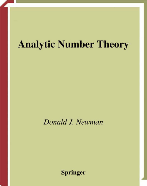Analytic Number Theory - Donald J. Newman