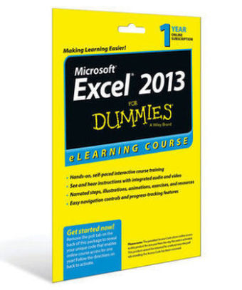 Excel 2013 For Dummies eLearning Course Access Code Card (12 Month Subscription) - Faithe Wempen