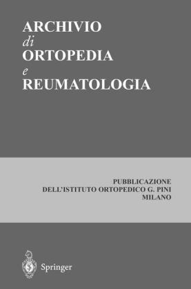 Archivio Di Ortopedia E Reumatologia - M D'Imporzano, G Peretti