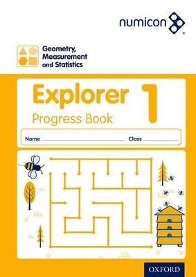 Numicon: Geometry, Measurement and Statistics 1 Explorer Progress Book - Sue Lowndes, Simon d'Angelo, Andrew Jeffrey, Elizabeth Gibbs