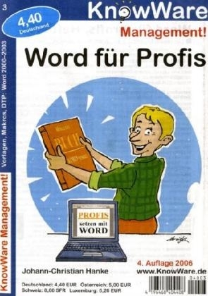 Word für Profis - Johann-Christian Hanke