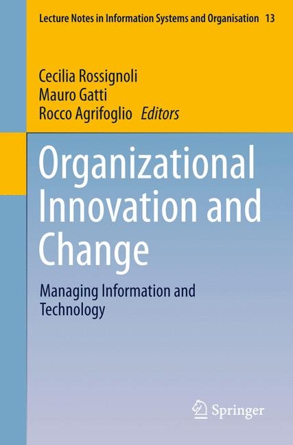 Organizational Innovation and Change - 