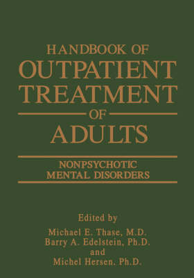 Handbook of Outpatient Treatment of Adults - 