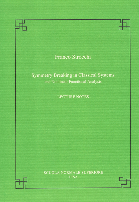 Symmetry breaking in classical systems - Franco Strocchi