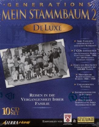 Mein Stammbaum 2 Deluxe, 10 CD-ROMs