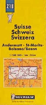 Andermatt-St.Moritz-Bolzano/Bozen -  Michelin Travel Publications