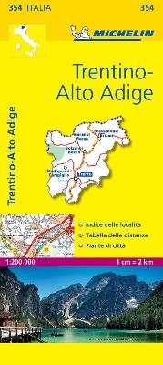 Trentino - Michelin Local Map 354