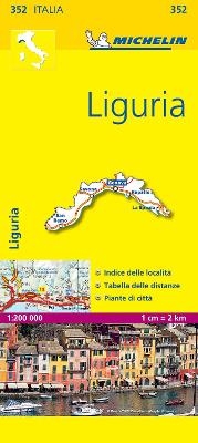 Liguria - Michelin Local Map 352 -  Michelin