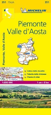 Piemonte & VA - Michelin Local Map 351