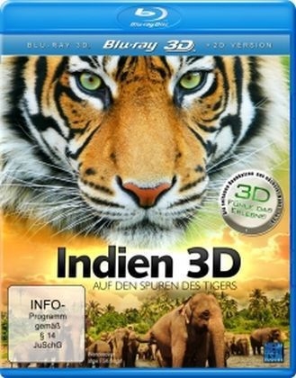 Indien 3D - Auf den Spuren des Tigers, 1 Blu-ray