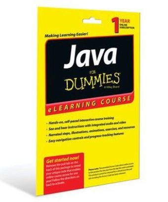 Java For Dummies eLearning Course Access Code Card (12 Month Subscription) - John Paul Mueller