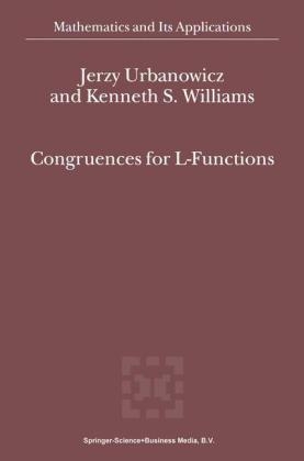 Congruences for L-Functions -  J. Urbanowicz,  Kenneth S. Williams