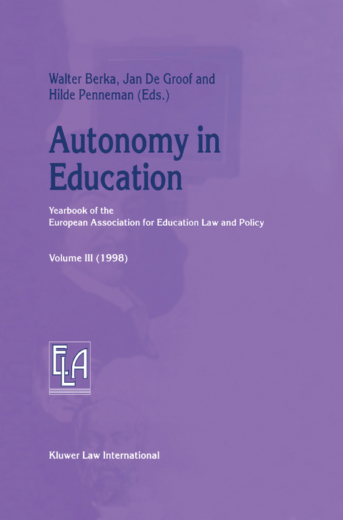 Autonomy in Education - 