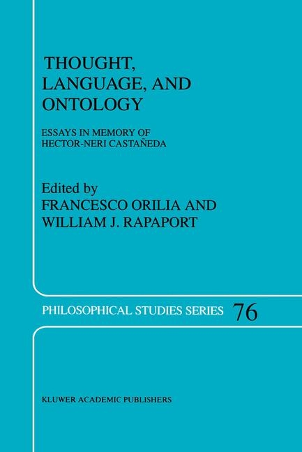 Thought, Language, and Ontology - 