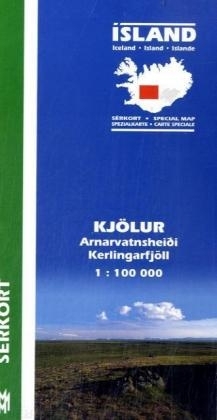 Island, Spezialkarte; Iceland, Special map; Island, Serkort; Islande, Carte speciale