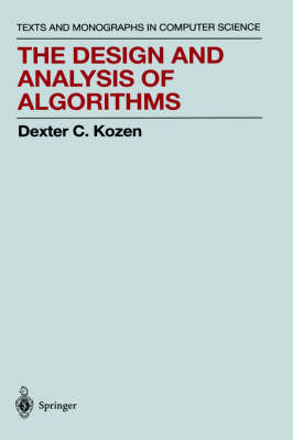 Design and Analysis of Algorithms -  Dexter C. Kozen